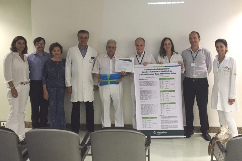 Equipe médica do Mater Dei é premiada na Sessão Pôster do Conahp
