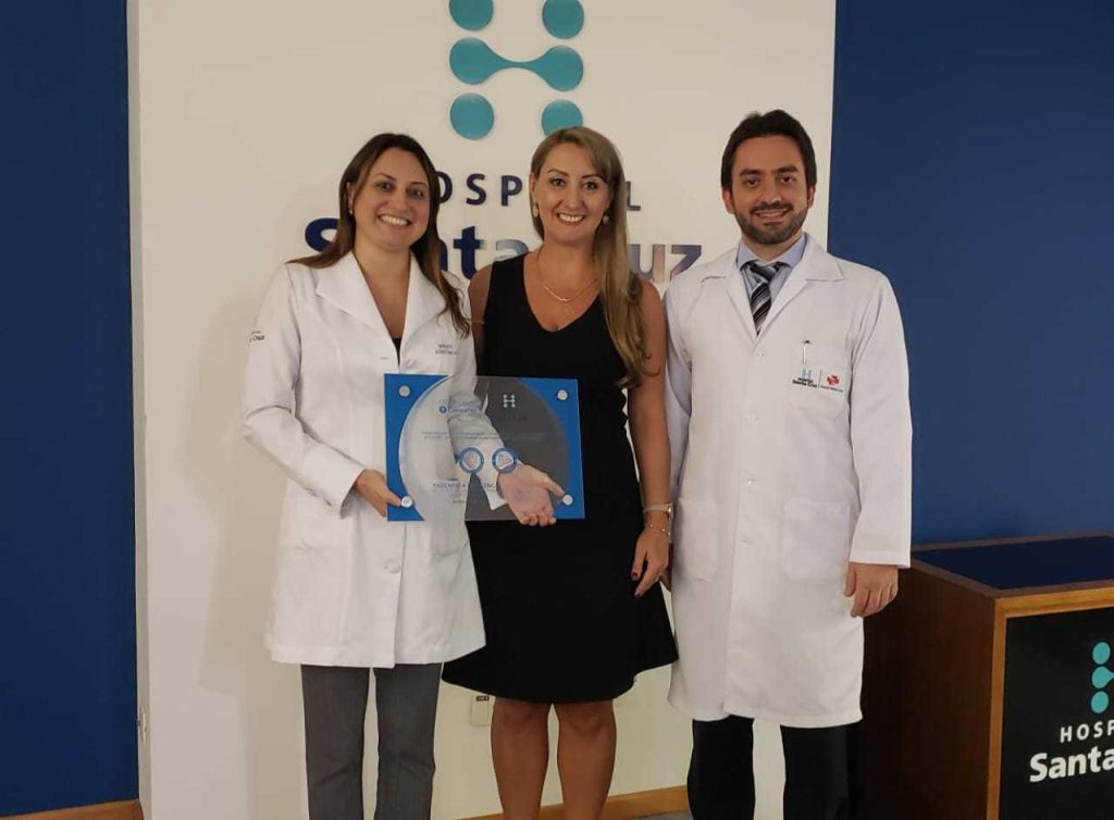 Hospital Santa Cruz recebe certificação em prevenção de lesões de pele