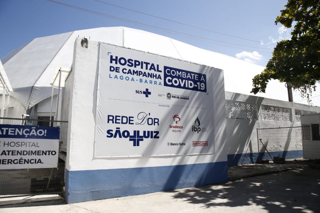 Hospital de Campanha Lagoa-Barra, no Rio, completa 90 dias
