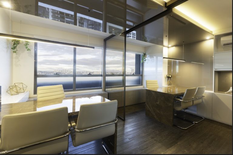 layout ambiente corporativo