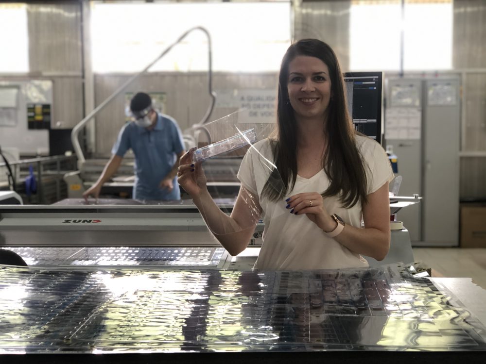 Produção de novo tipo de máscara é mais rápida do que modelos em 3D