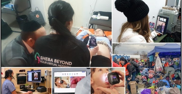 Médicos cuidam de ucranianos a 2.000 km de distância