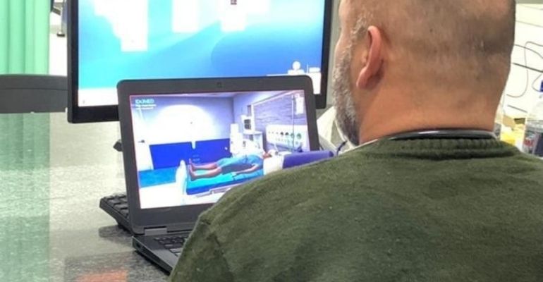 IDOMED utiliza aplicativo que simula ambiente hospitalar