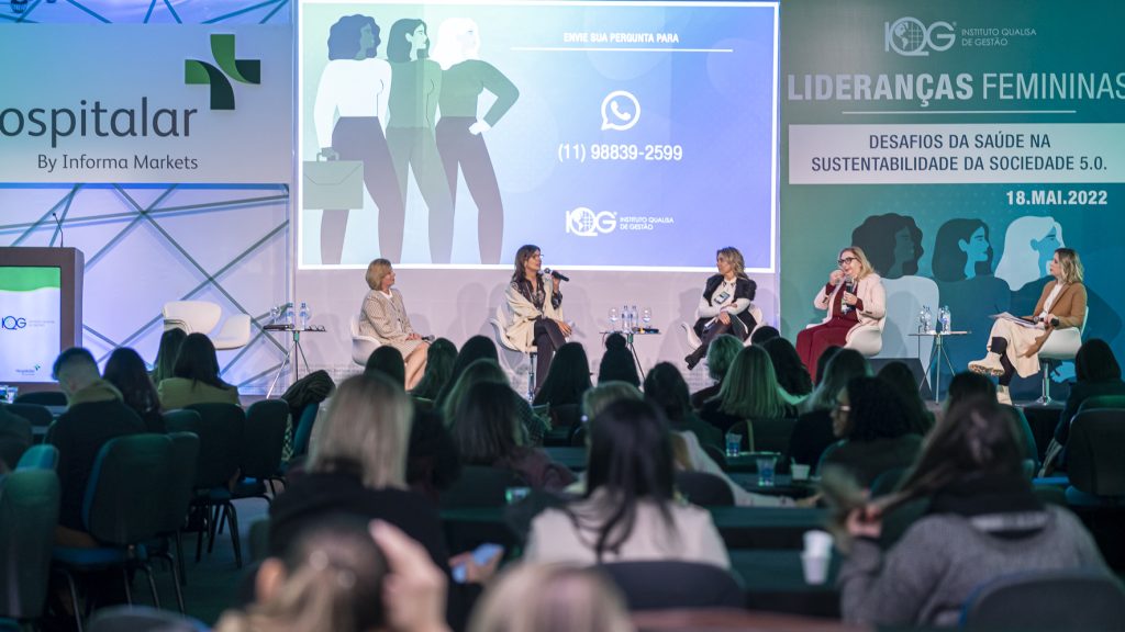 Instituto Qualisa de Gestão (IQG) abre espaço para lideranças femininas discutirem sobre saúde e sustentabilidade no segundo dia de Hospitalar