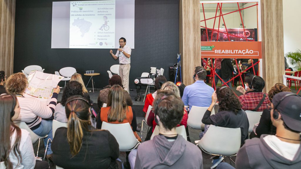 Cicloergômetro e FES são temas da palestra na Arena de Reabilitação na Hospitalar 2022