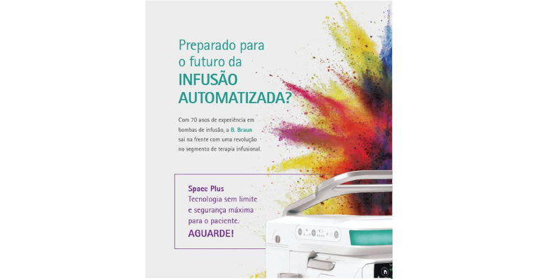 B. Braun lançará a Space®plus, nova geração de sistema de infusão automatizado, durante a Feira Hospitalar