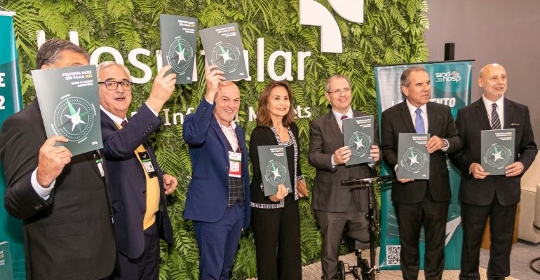 Proposta da saúde 2022, um lançamento de SINDHOSP na Feira Hospitalar