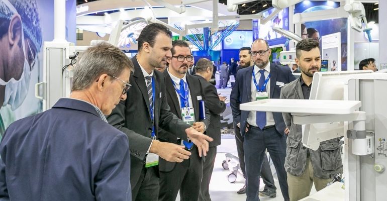 Pavilhão Internacional vislumbra o futuro no primeiro dia da Hospitalar