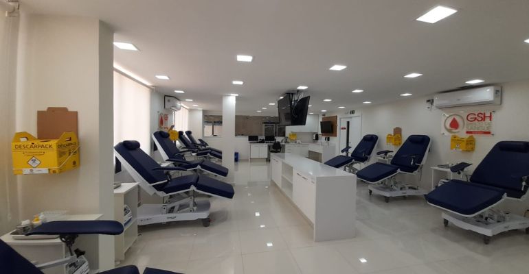 Grupo GSH abre o primeiro banco de sangue privado de Teresina com capacidade de receber até 2.500 doadores de sangue por mês