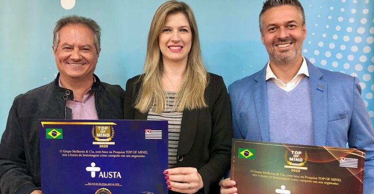 Pela 10ª vez, Austa Hospital conquista o Top of Mind como instituição privada mais lembrada pela população