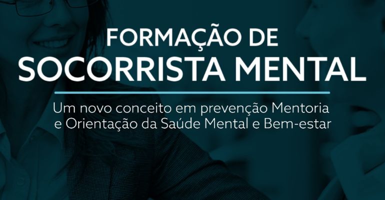 Formação de Socorrista em Saúde Mental está com inscrições abertas