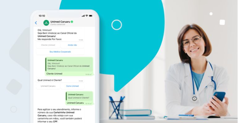 Unimed Caruaru chega a mais de 7 mil agendamentos de consulta via chatbot