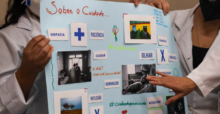 GRAACC promove atividades artísticas sobre cuidado humanizado dentro de hospitais