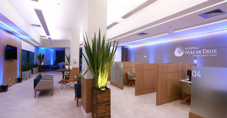 Hospital Mãe de Deus apresenta recepção integrada com hotel e nova áreas de pronto atendimento