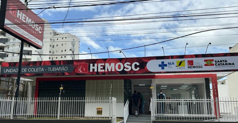 Governo de SC inaugura nova unidade de coleta do HEMOSC