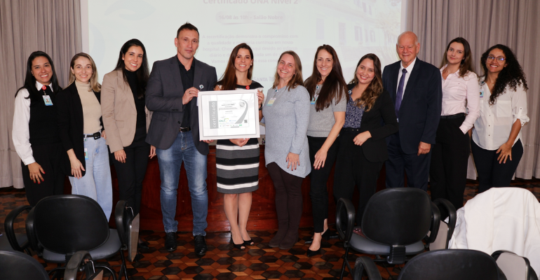 Hospital Santa Teresa conquista certificado ONA nível 2