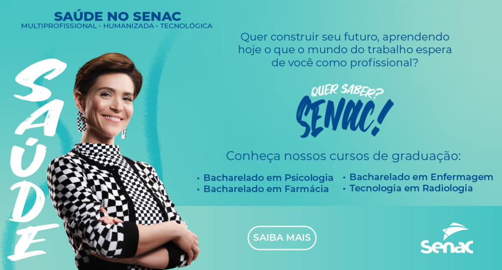 Referência em ensino no Brasil, Senac oferece em São Paulo cursos de graduação em saúde