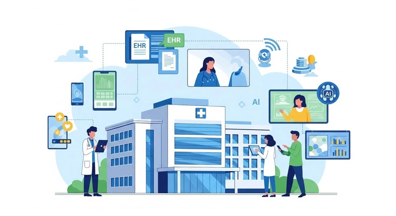 arte sobre diferentes estratégias digitais em hospitais brasileiros