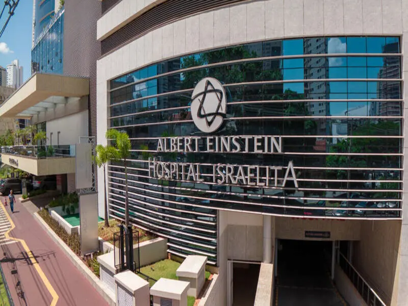 fachada do hospital albert einstein, um dos melhores hospitais do brasil