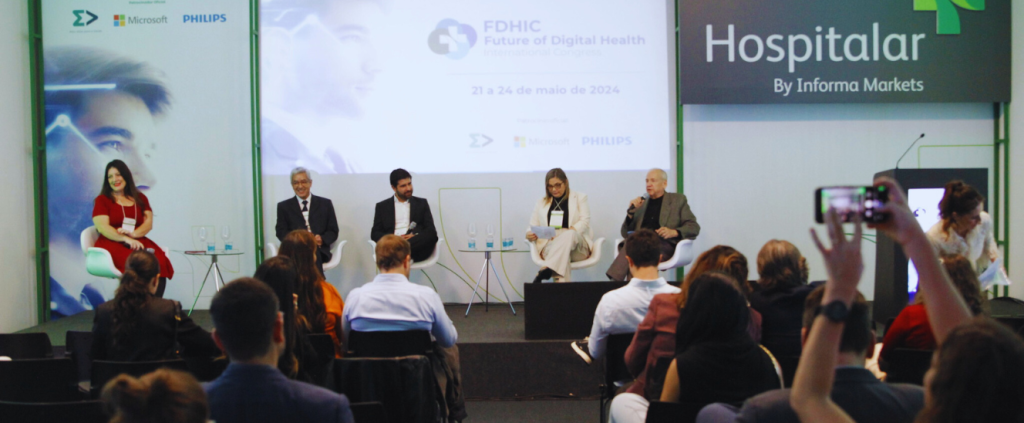 FDHIC e CISS discutem IA, Saúde 5.0 e inovação durante a Hospitalar