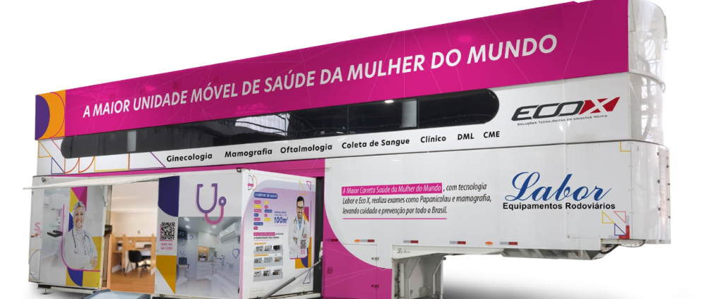 Hospitalar 2025 recebe maior Unidade Móvel de Saúde da Mulher do mundo