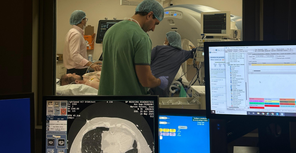 BP realiza procedimento de crioablação em paciente com tumor desmoide