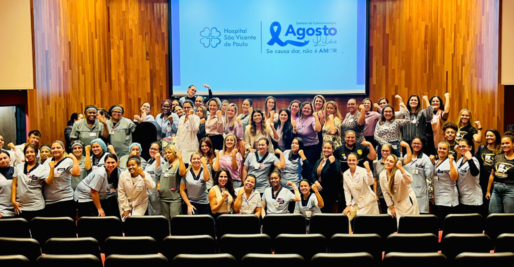 Hospital São Vicente de Paulo-RJ promove ação contra violência de gênero