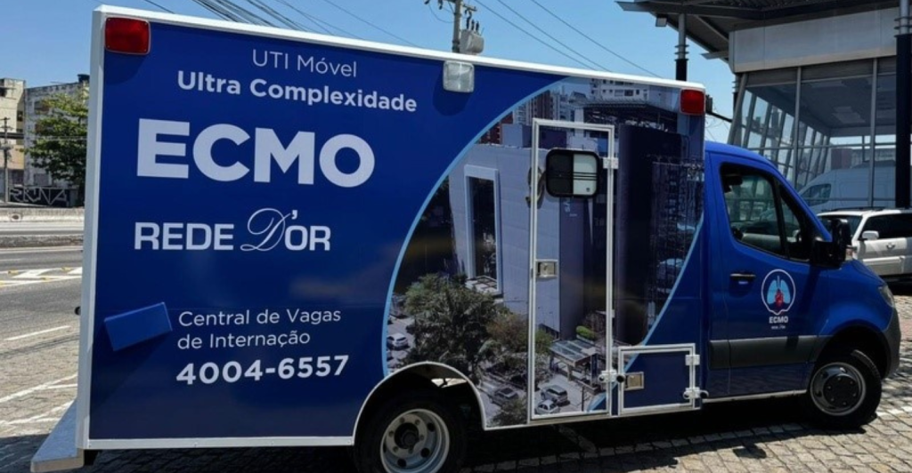 Rede D’Or adquire superambulância com suporte de ECMO para atender pacientes críticos 