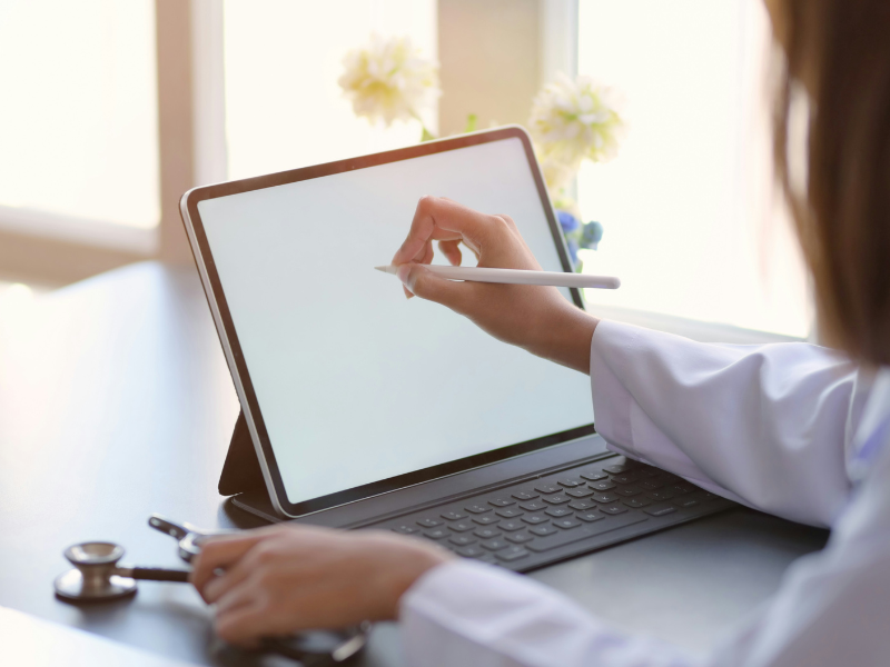 utilização de IA em hospitais e clínicas médicas pela profissional de sáude