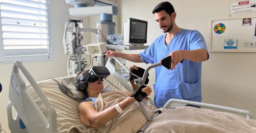 Realidade virtual transforma a reabilitação de pacientes na UTI do Hospital de Base