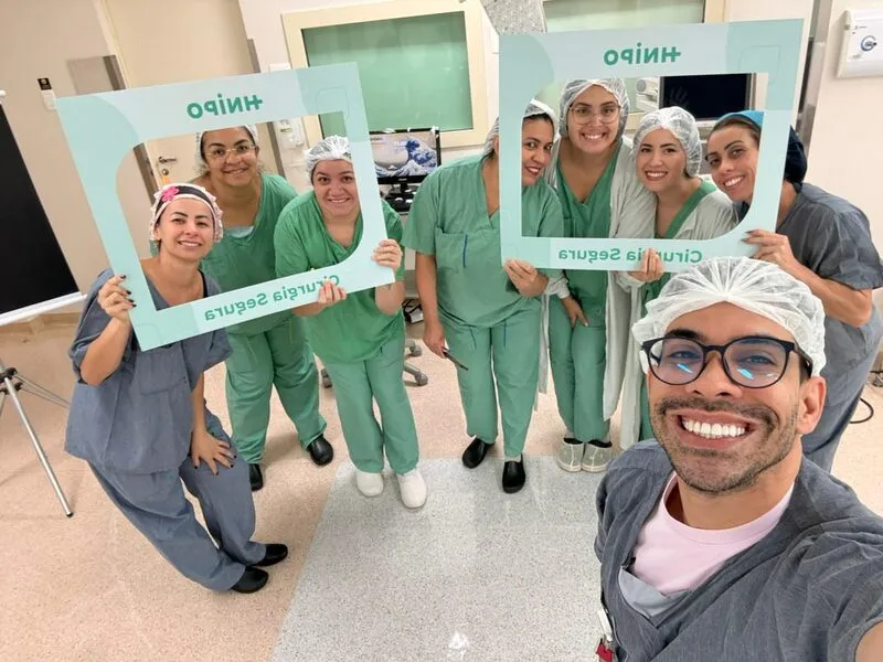equipe do hospital nipo brasileiro, referência em governança clínica para segurança cirúrgica