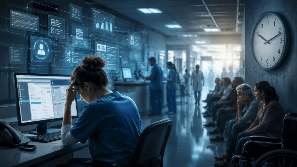 Hospital comprou tecnologia de ponta e aumentou o tempo de espera do paciente?